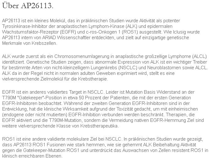 Ariad Pharma on the Top 688829