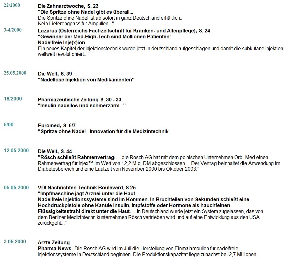 Injex AG - Wahrheit und Träumerei 521911