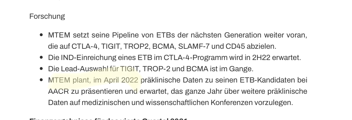 Molecular Templates - ADC sind tot - es leben ETBs 1307075