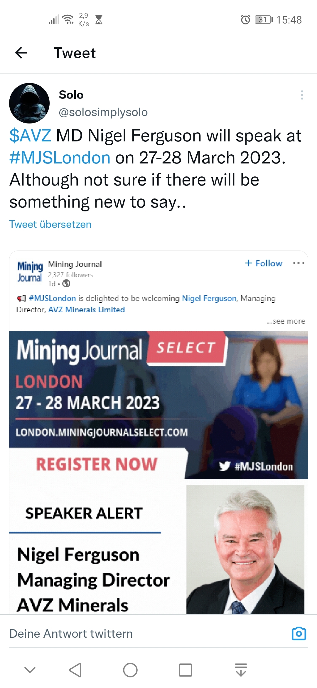 Lithiumstar AVZ Minerals eröffnet 68 % im Plus 1352729