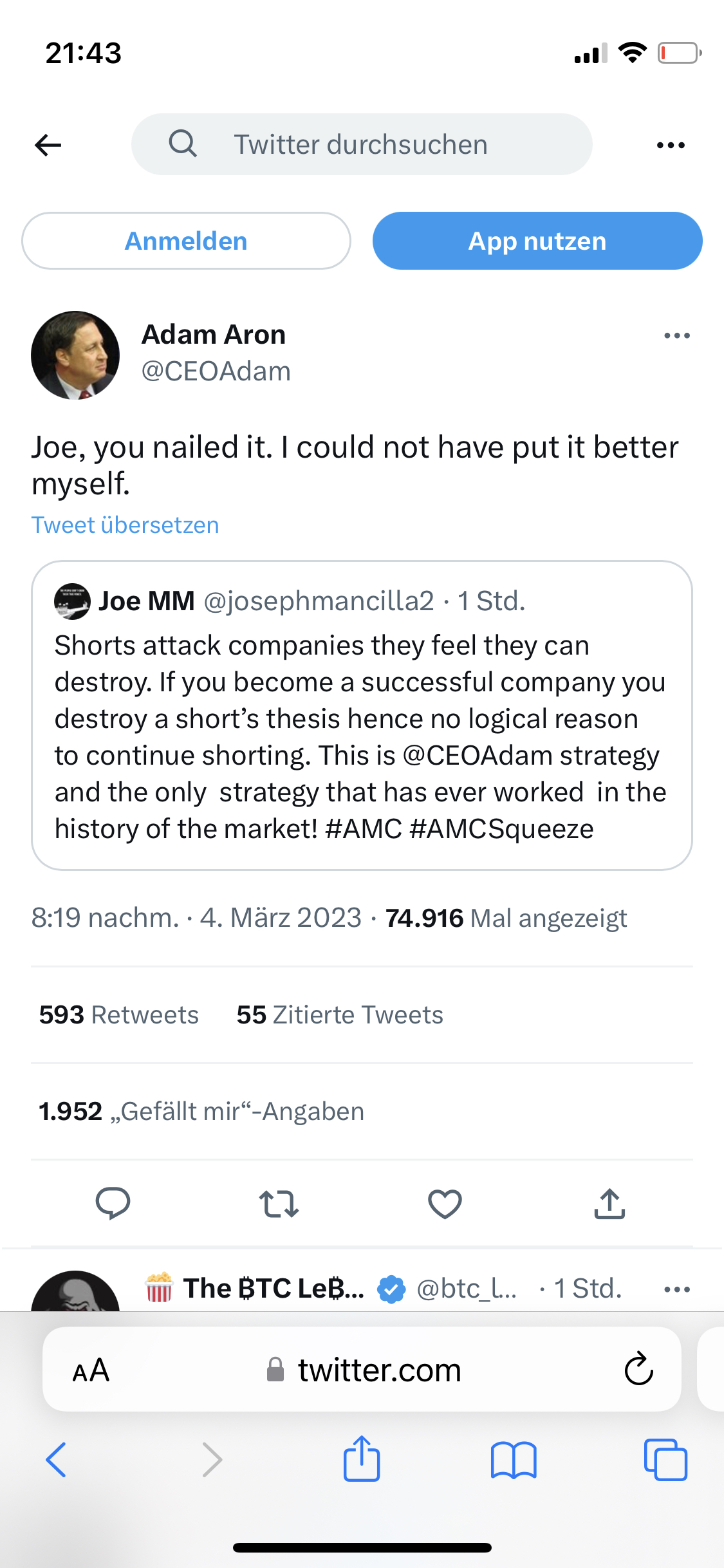 AMC Entertainment Holdings 2.0 - Todamoon?!? 1360356