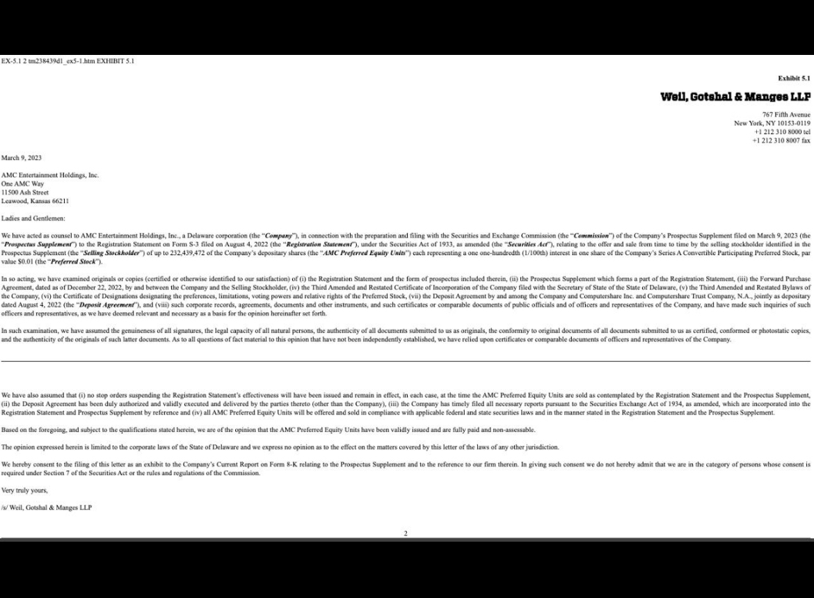 AMC Entertainment Holdings 2.0 - Todamoon?!? 1361263