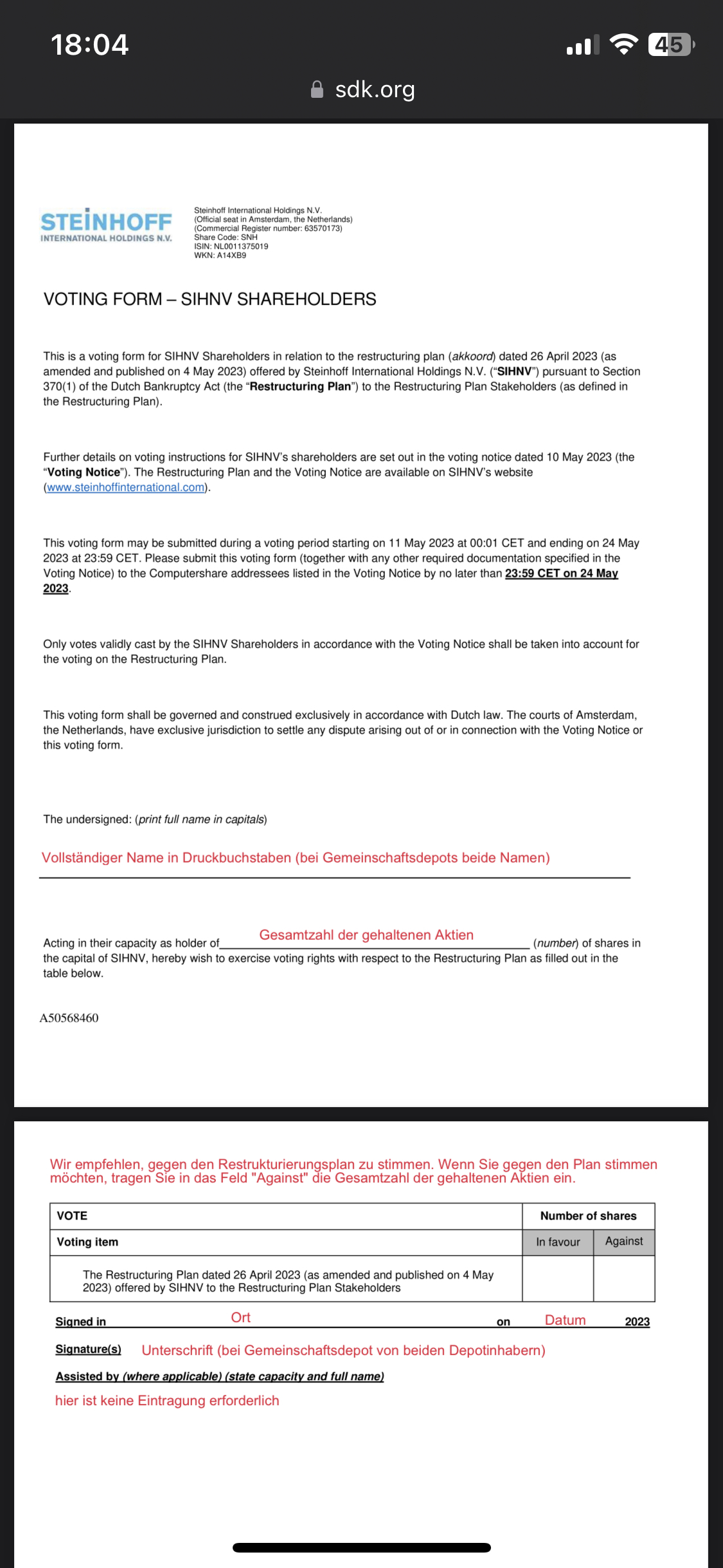 STEINHOFF Reinkarnation 1372028