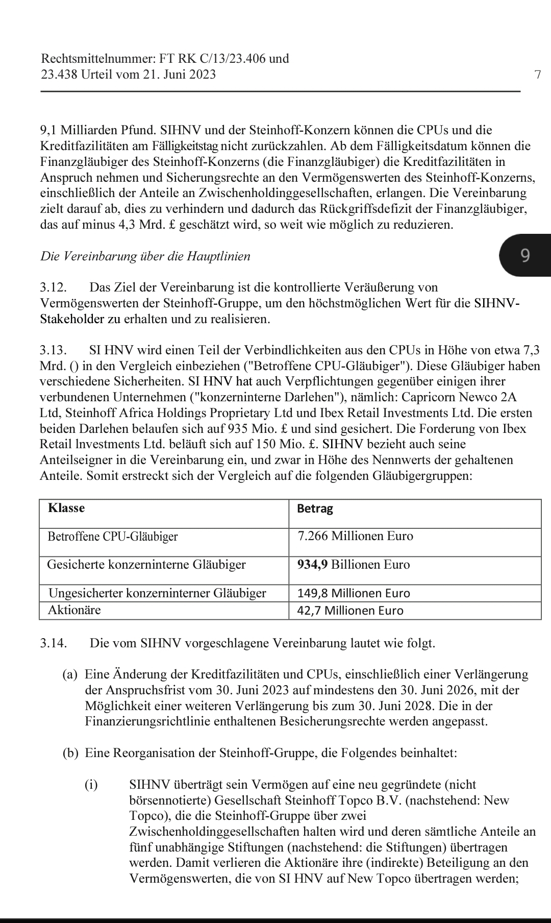 STEINHOFF Reinkarnation 1380388