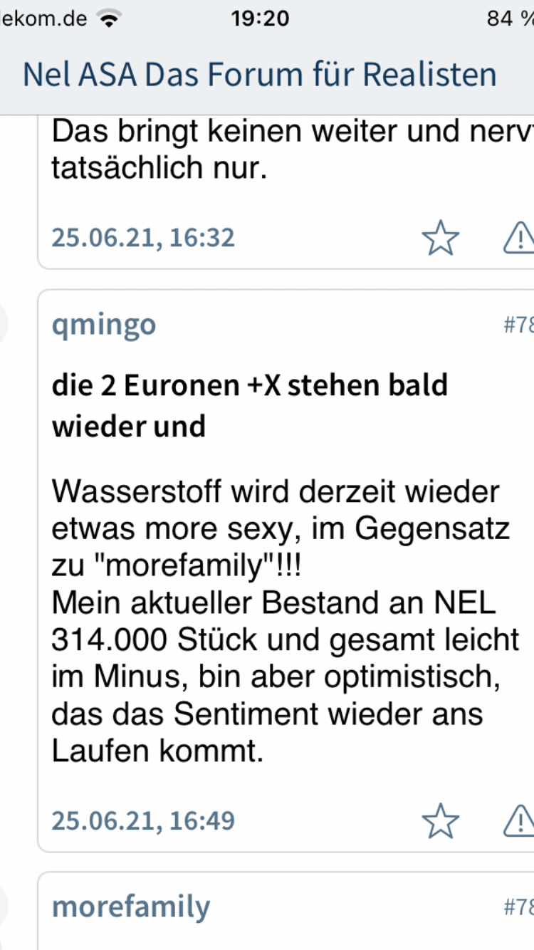 Nel Schlechte Aktie ohne Zukunft ??? 1400228