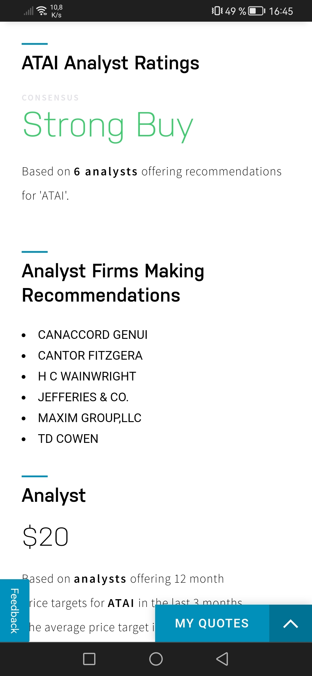 Atai Life Sciences 1406391