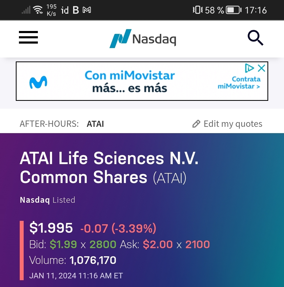 Atai Life Sciences 1407020