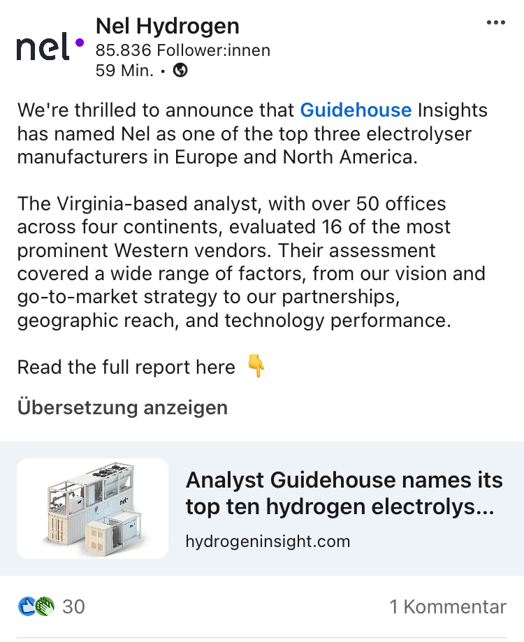 Nel Schlechte Aktie ohne Zukunft ??? 1451739