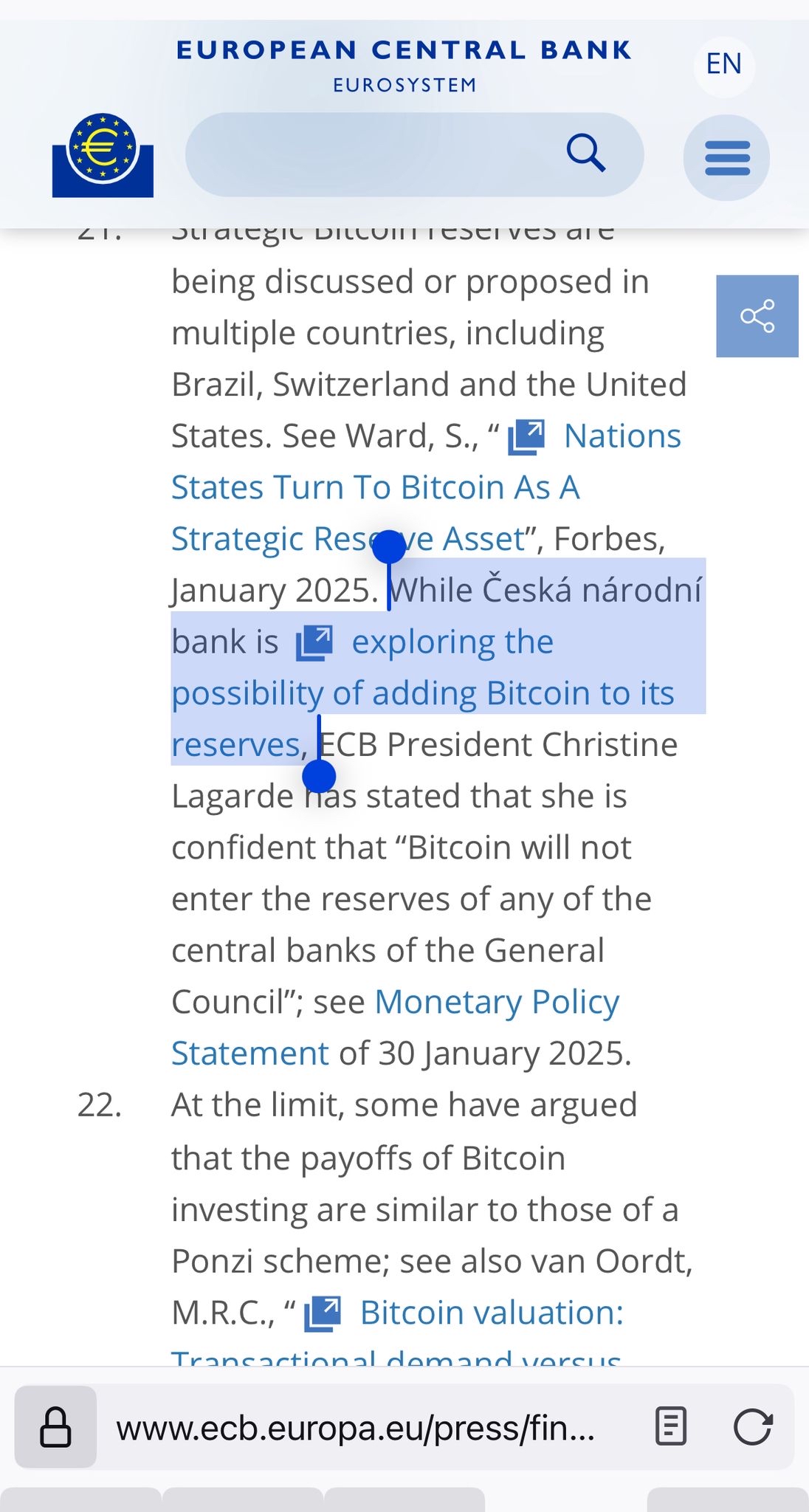 Bitcoin - mehr als eine Spekulationsblase? 1485672