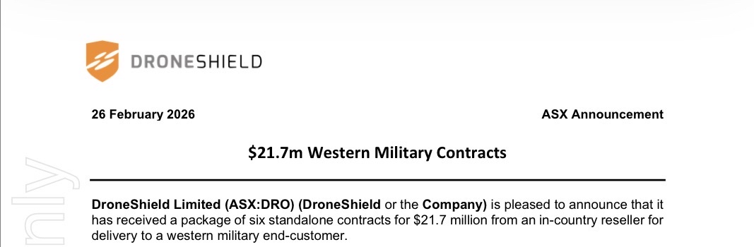 DroneShield: Weltweit die Nr.1 1511443