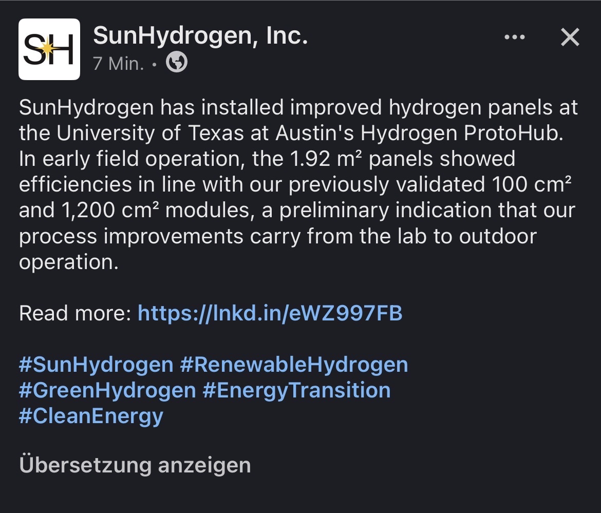 SunHydrogen 1519070