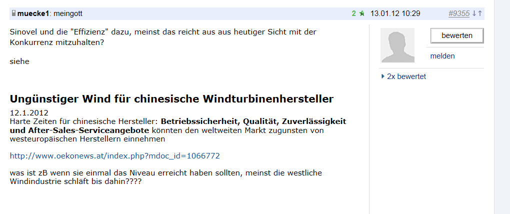 Norde Pro und Kontra 501228