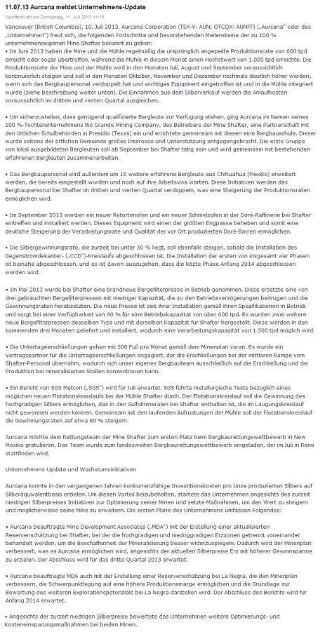 Aurcana 2010/2011 630467