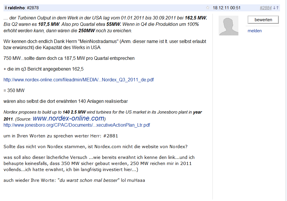 Norde Pro und Kontra 504207