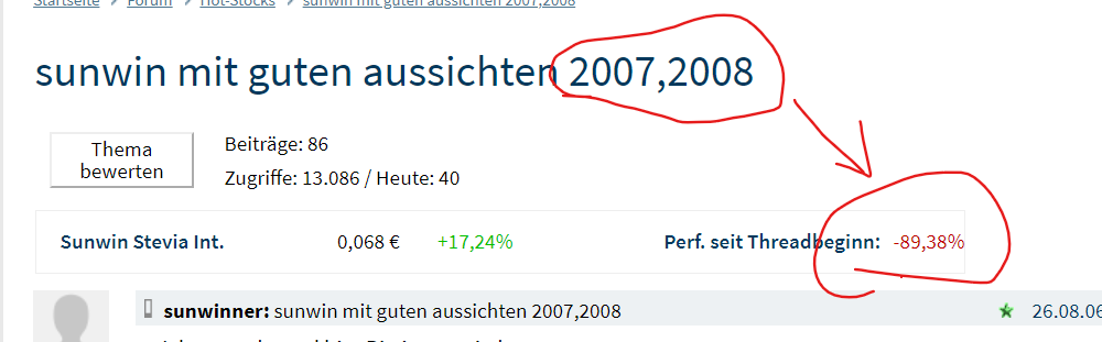 sunwin mit guten aussichten 2007,2008 1231622