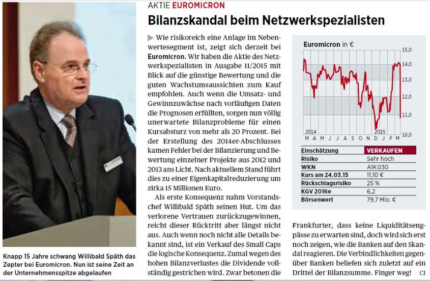 Euromicron, langfristig aufwärts 813163