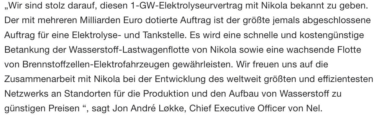 NEL, der Wasserstoffplayer aus Norwegen 1109956