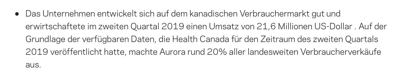 Aurora Cannabis - Kanada & die Legalisierung 1102587