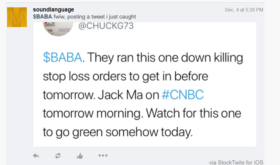 Alibaba kaufen, WalMart verkaufen 1028005