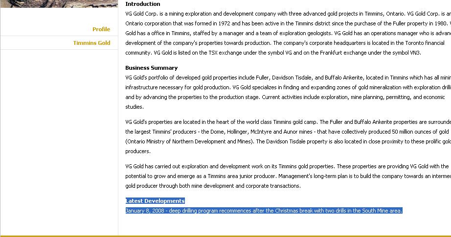 VG Gold ( ISIN: CA9182161021 ) 144316