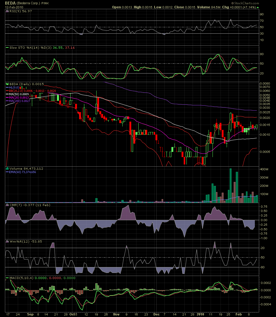 Bederra Corporation 299259