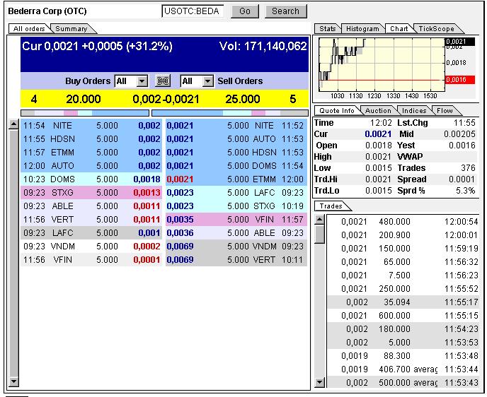 Bederra Corporation 303595