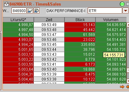 DAX fällt unter 5000 Punkte 438389