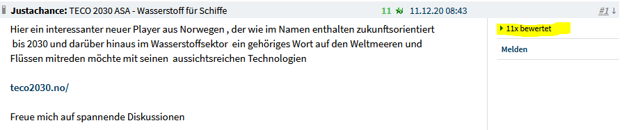 TECO 2030 ASA - Wasserstoff für Schiffe 1271306