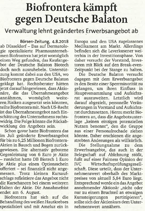 Biofrontera ! Zulassung ist da ! 1068245