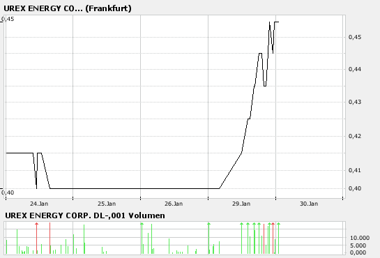 UREX ENERGY Uran Aktie 79877