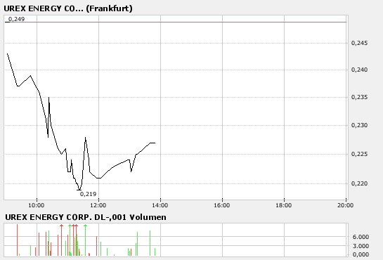 UREX ENERGY Uran Aktie 91060