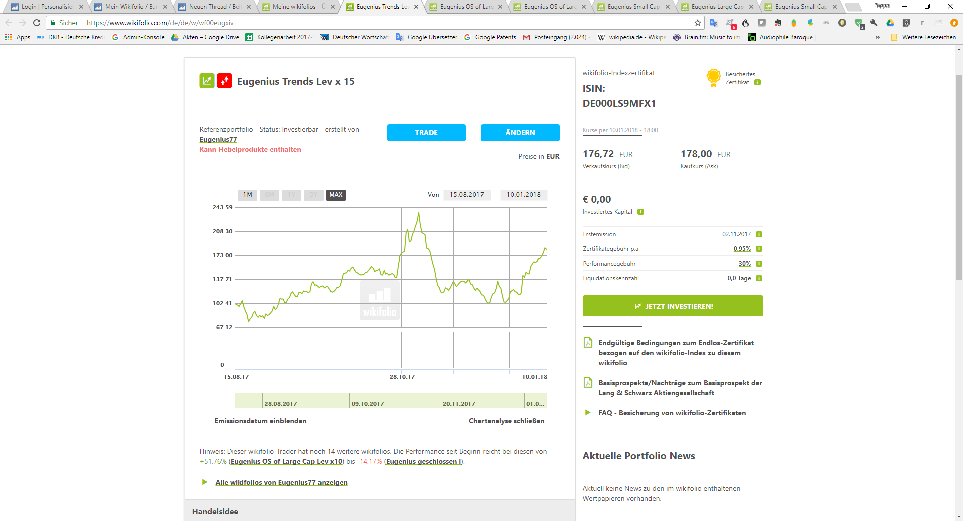 Mein Wikifolio / Eure Wikifolios 1034226