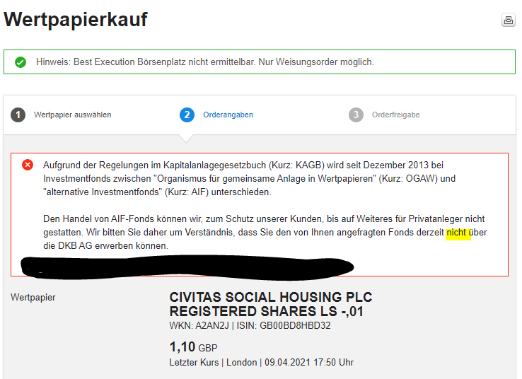 GB00BD8HBD32 - Civitas Social Housing 1245823