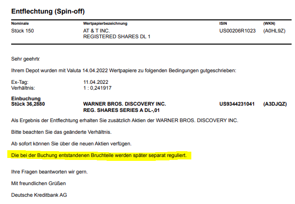 Warner und Discovery - nun geht es los 1310139