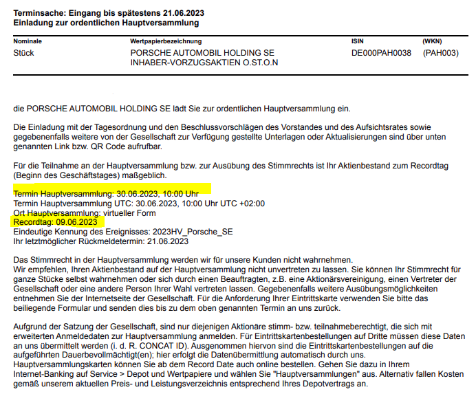 DE000PAH0038 - Porsche Holding SE VZ 1373331