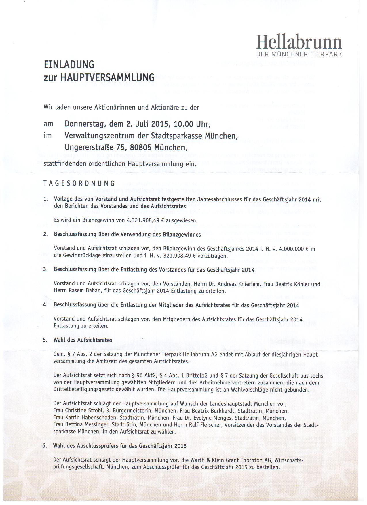 Hype mit Hellabrunn Aktien.... 834588