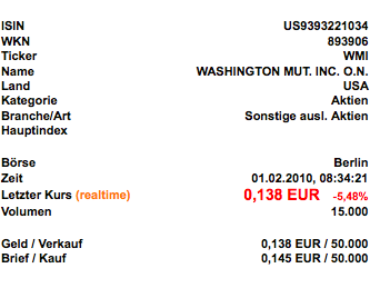 Wamu WKN 893906 News ! 296223