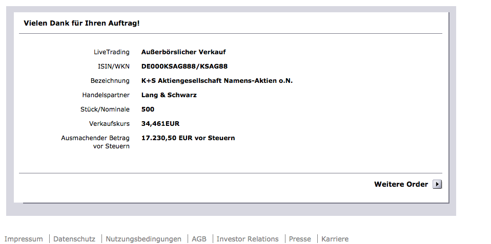 K+S: 70 Euro und mehr sind drin 580145