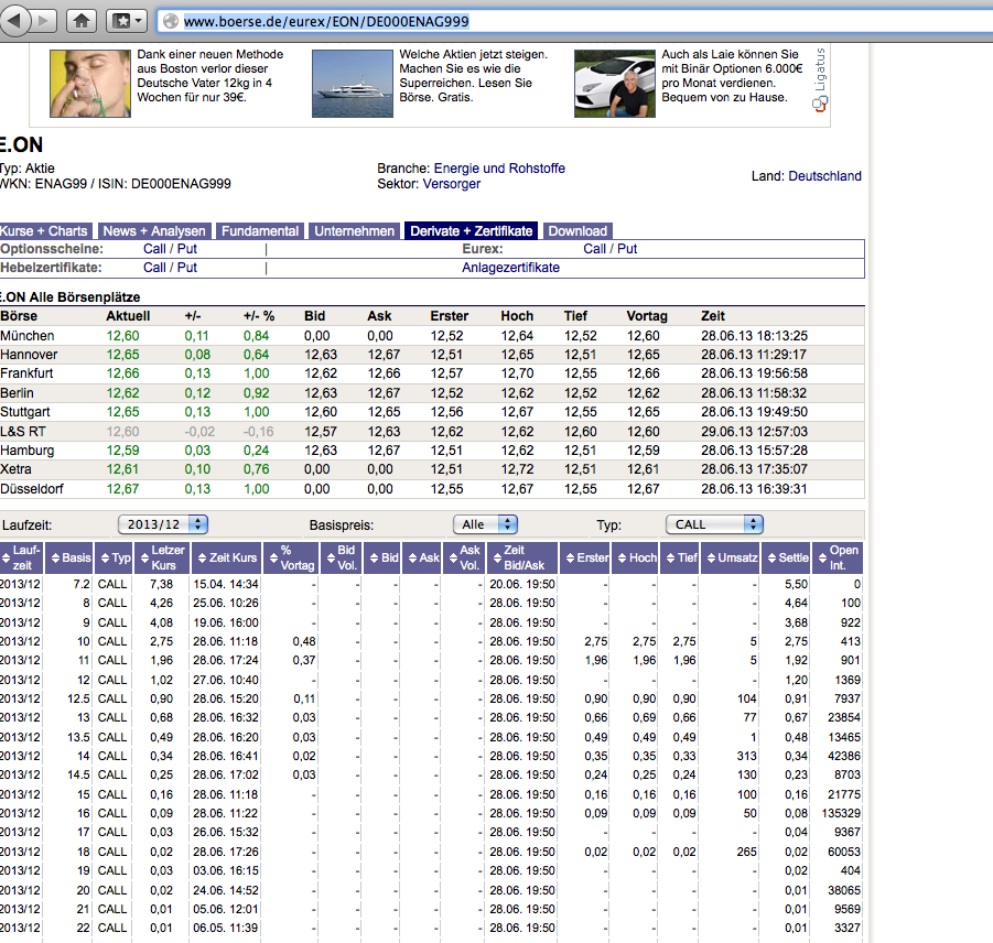 E.on SE - Chance oder Risiko 620130