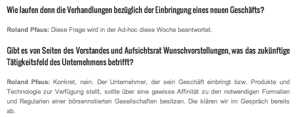 Maier und Partner AG WKN A1MMCY die 1000% Rallye? 696028