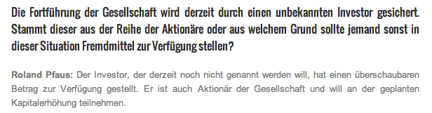 Maier und Partner AG WKN A1MMCY die 1000% Rallye? 696031