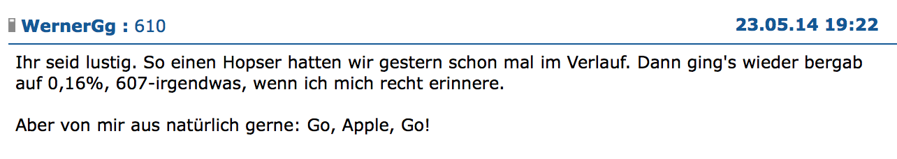 Apple , das erste Billione-MK Unternehmen? 726114