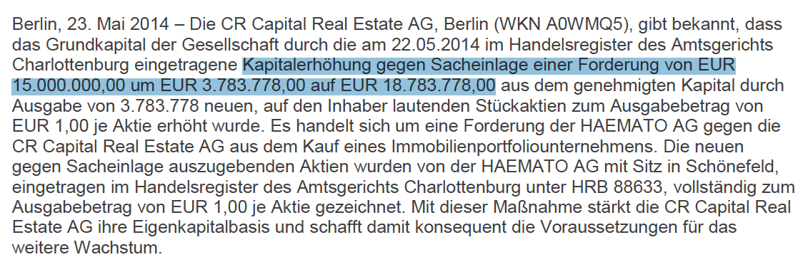 MPH dominierender Anteilseigner bei Windsor 726130