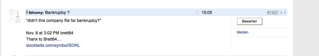 +Seaddrill mit Potenzial+ 1022646