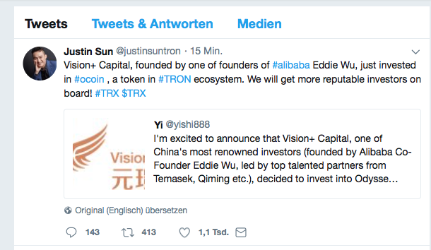 TRON (TRX) - Die nächste Krypto-Rakete? 1036238