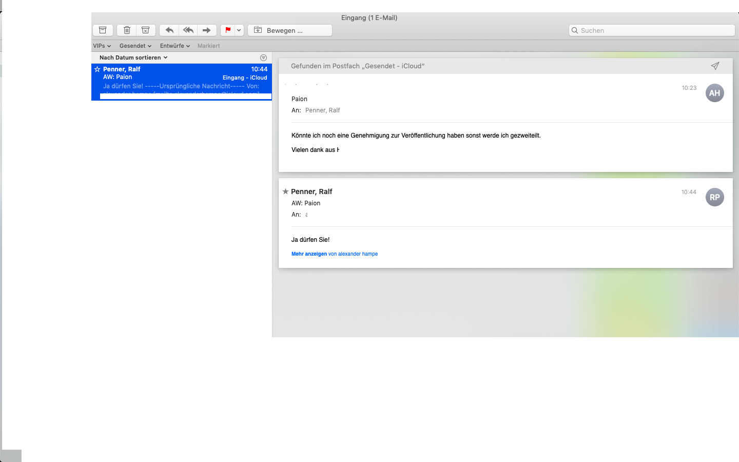 PAION Eine Fledermaus lernt wieder fliegen 1095707
