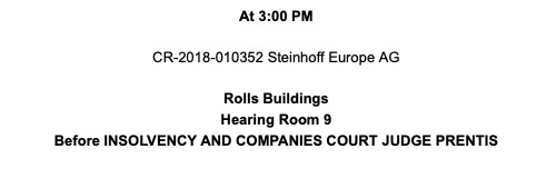 Steinhoff International Holdings N.V. 1096687