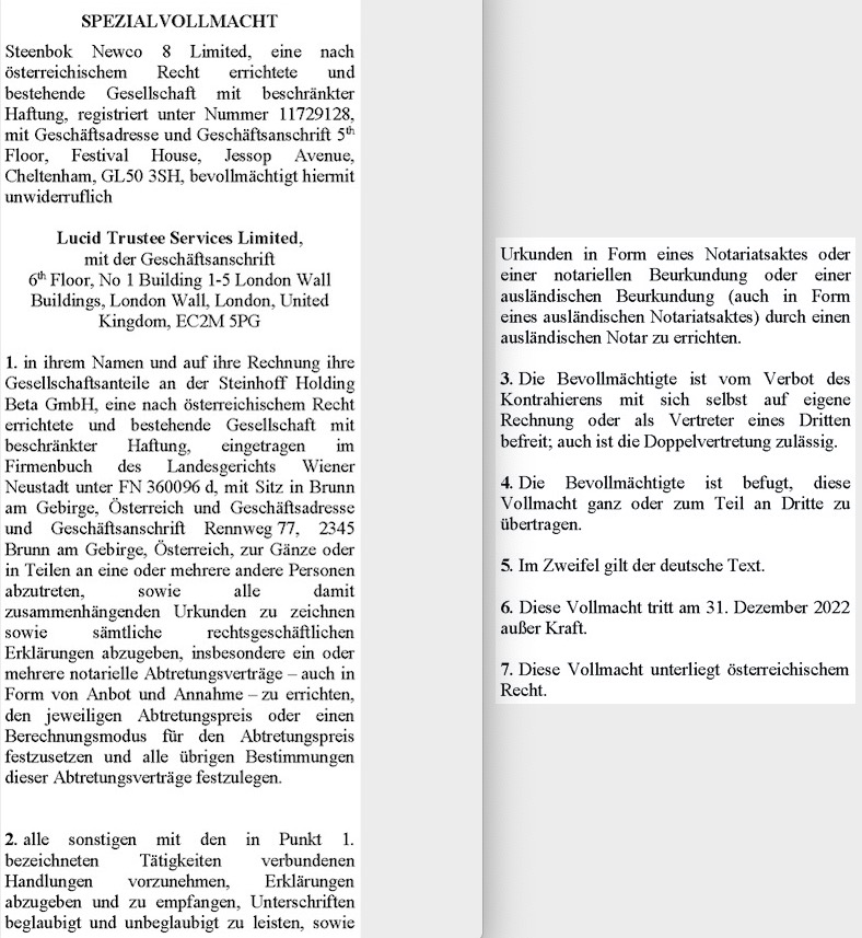 Steinhoff International Holdings N.V. 1144677