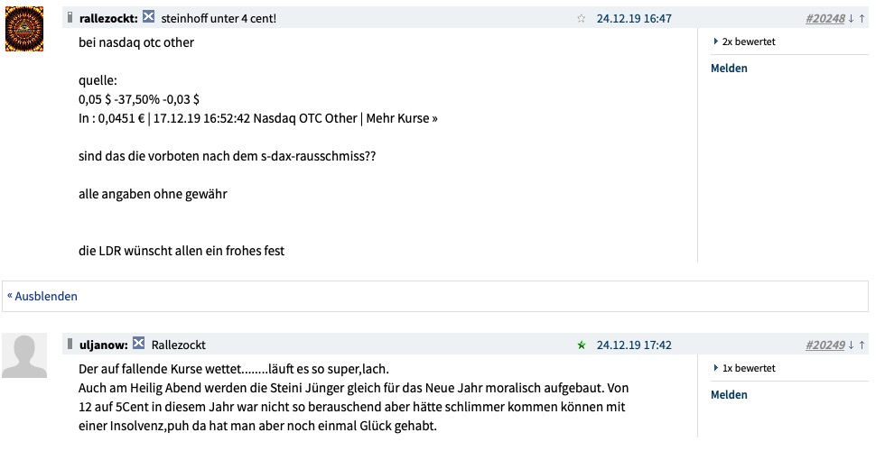 Steinhoff International Holdings N.V. 1151575