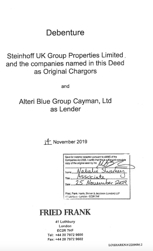 Steinhoff International Holdings N.V. 1151906
